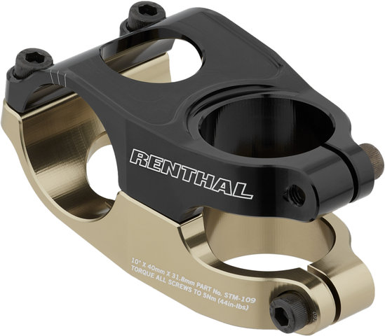 Renthal Duo 31.8 Stem - gold-black/40 mm 10°