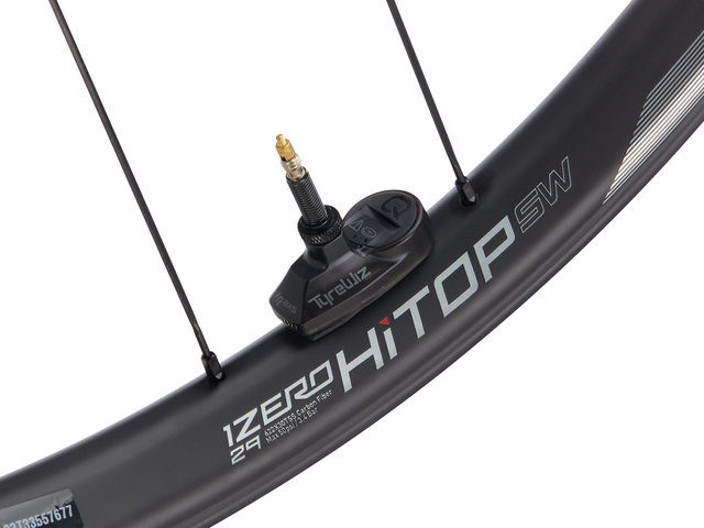 Zipp 1ZERO HiTOP SW Carbon Disc Center Lock Boost 29" Laufradsatz - black-silver/29" Satz (VR 15x110 Boost + HR 12x148 Boost) SRAM XD