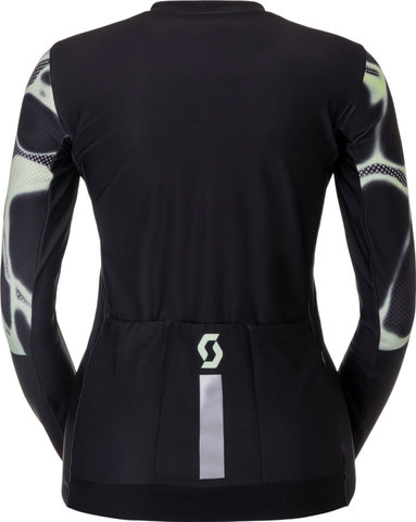Scott El jersey Scott Dama Pro Mid L/S está diseñado para ciclistas que elig - black-vapour green | XS