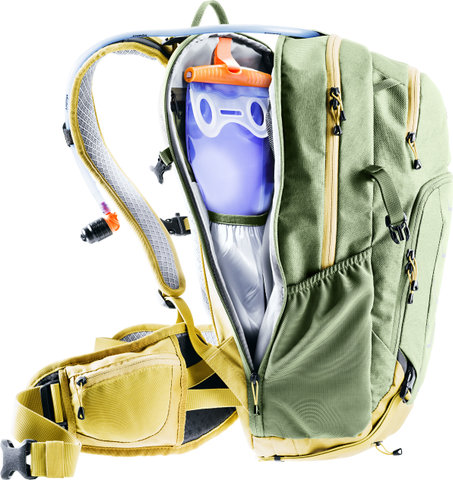 deuter Mochila con protección integrada Attack 20 - khaki-turmeric/20000 