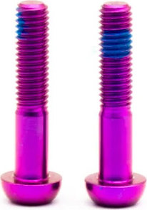 OAK Components Juego de Tornillos de titanio M5x25 para Abrazadera de manillar SRAM - purple
