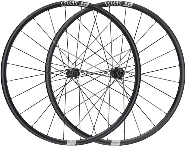 DT Swiss C 1800 SPLINE 23 Disc Center Lock 28" Laufradsatz - schwarz/28" Satz (VR 12x100 + HR 12x142) Shimano