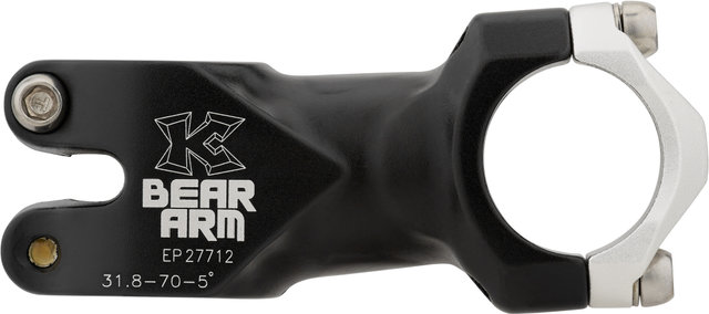 KCNC Bear Arm 5° 31.8 Stem - black/70 mm