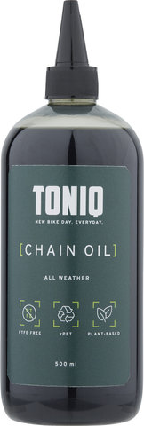 Chain Oil Lubricant - green/bottle w/ dropper cap, 500 ml