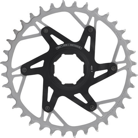 SRAM Chainring T-Type XX Eagle Transmission Direct Mount for Brose - black-silver/36 tooth