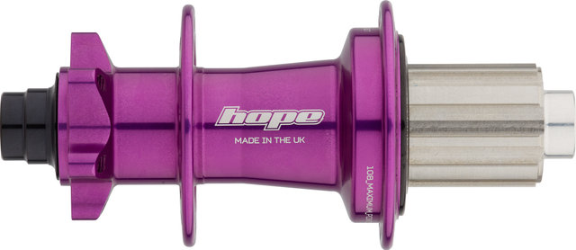 Hope Pro 5 DH Disc 6-Loch HR-Nabe mit Stahl-Freilauf - purple/12 x 157 mm / 32 Loch / Shimano