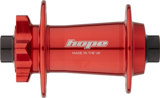 Hope Buje delantero Pro 5 Disc 6 agujeros Boost - red/12 x 110 mm / 32 Loch