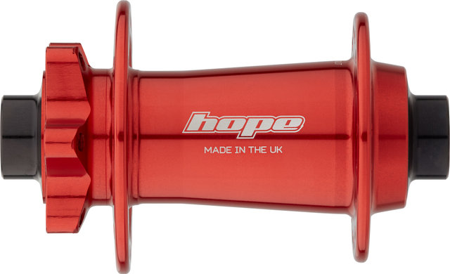 Hope Buje delantero Pro 5 Disc 6 agujeros Boost - red/15 x 110 mm / 32 agujeros