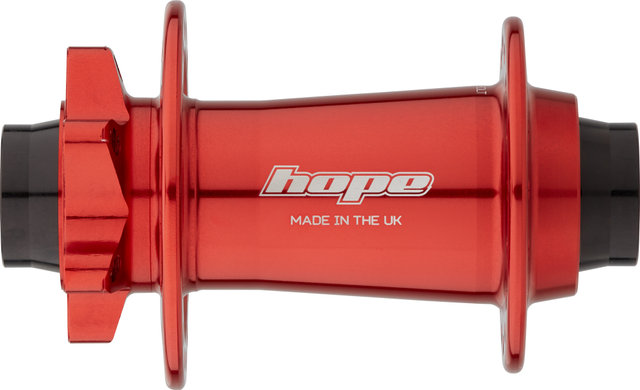 Hope Buje delantero Pro 5 Disc 6 agujeros Boost - red/20 x 110 mm / 32 agujeros