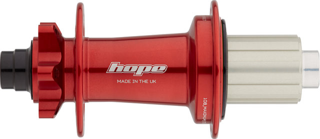 Hope Buje trasero Pro 5 Disc 6 agujeros Super Boost - red/12 x 157 mm / 32 agujeros / Shimano