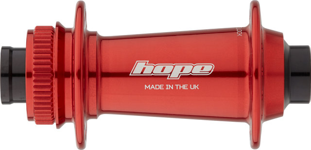 Hope Buje delantero Pro 5 Disc Center Lock Boost - red/15 x 110 mm / 32 agujeros