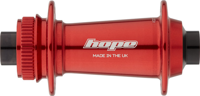 Hope Pro 5 Disc Center Lock Boost Front Hub - red/12 x 110 mm / 32 holes