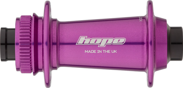 Hope Buje delantero Pro 5 Disc Center Lock Boost - purple/15 x 110 mm / 32 agujeros