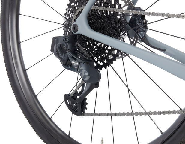 WI.DE Force Eagle AXS ENVE 28" Carbon Gravel Bike - grey/M