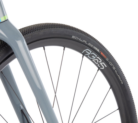 WI.DE Force Eagle AXS ENVE 28" Carbon Gravel Bike - grey/M