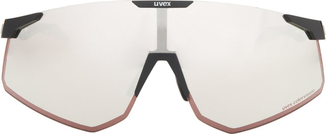 uvex Gafas deportivas pace perform CV - black matt/serious silver