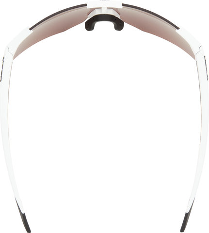uvex pace perform CV Sportbrille - white matt/pushy pink