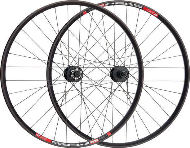 Juego de ruedas Urban Alivio Disc 6 agujeros DT Swiss 533D 28" - negro/28" set (RD 9x100 + RT 10x135) Shimano