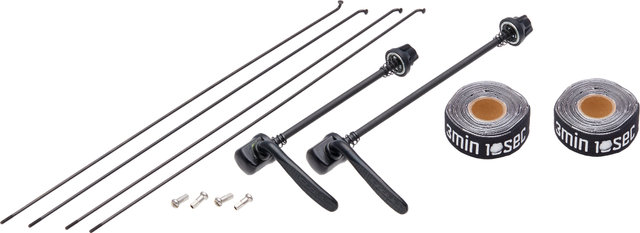 Juego de ruedas Urban Alivio Disc 6 agujeros DT Swiss 533D 28" - negro/28" set (RD 9x100 + RT 10x135) Shimano