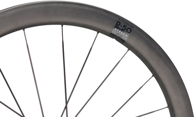 Juego de ruedas Advanced R.50 Streem VONOA Disc Center Lock Carbon 28" - black-black/Juego 28" (RD 12x100 + RT 12x142) SRAM XDR