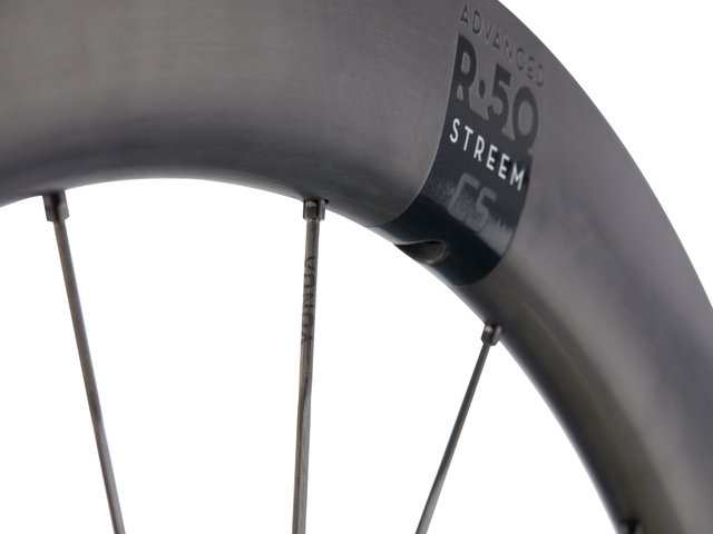Juego de ruedas Advanced R.50 Streem VONOA Disc Center Lock Carbon 28" - black-black/Juego 28" (RD 12x100 + RT 12x142) SRAM XDR