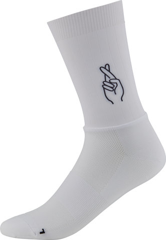 FINGERSCROSSED Aero Socken - logo-white/39-42