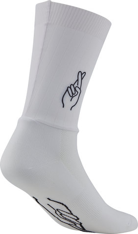 FINGERSCROSSED Aero Socken - logo-white/39-42