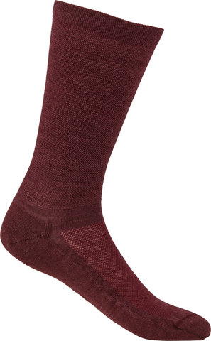 FINGERSCROSSED Light Merino Silk Socken - bordeaux/39-42