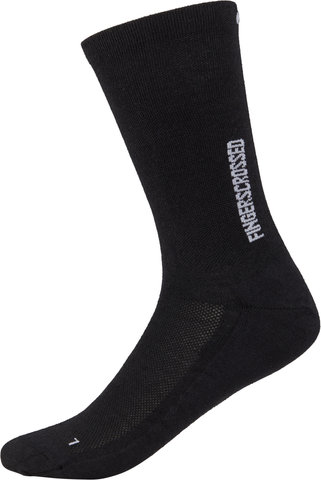 FINGERSCROSSED Light Merino Silk Socken - black/43-46