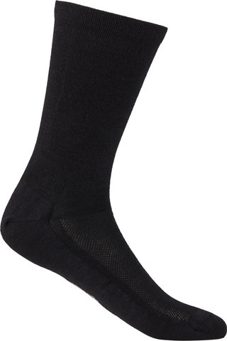 FINGERSCROSSED Chaussettes Light Merino Silk - black/43-46