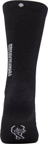 FINGERSCROSSED Chaussettes Light Merino Silk - black/43-46