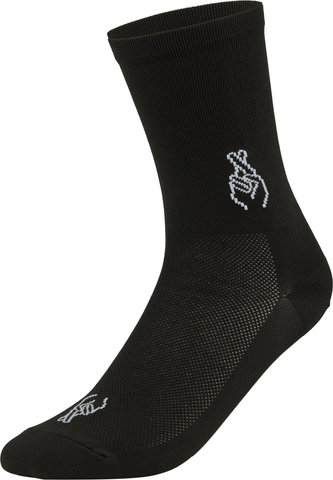 FINGERSCROSSED Logo Socks - black/39-42