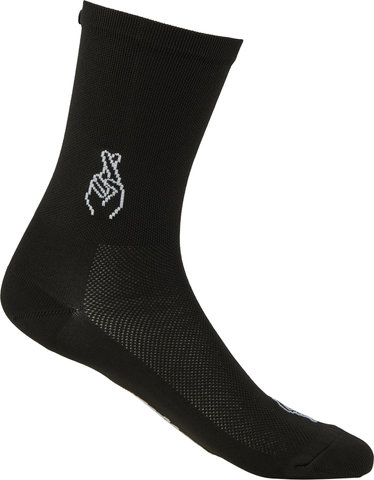 FINGERSCROSSED Logo Socken - black/39-42