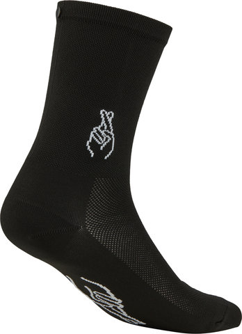 FINGERSCROSSED Logo Socks - black/39-42