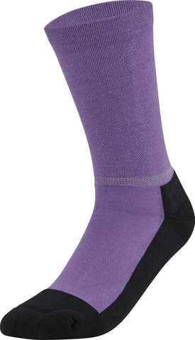 Merino Socken - purple/39-42