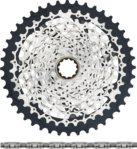 SRAM Force 1 D2 Wide XPLR AXS 1x12-speed Groupset - iridescent/175.0 mm 40 tooth, 10-44