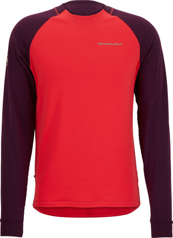 SingleTrack Fleece Trikot - aubergine/M