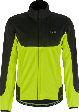 GORE Wear C5 GORE WINDSTOPPER Thermo Trail Jacke - black-neon yellow/M