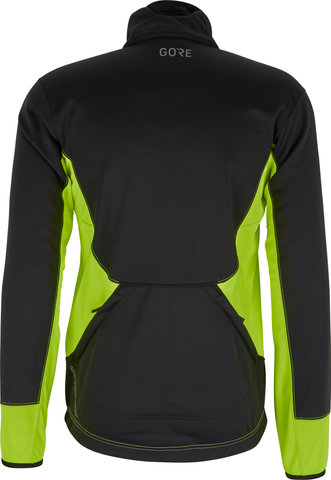 GORE Wear C5 GORE WINDSTOPPER Thermal Trail Jacket - black-neon yellow/M