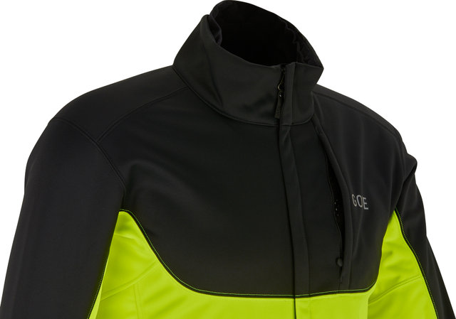 GORE Wear Veste C5 GORE WINDSTOPPER Thermo Trail - black-neon yellow/M