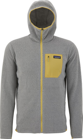 Suéter con capucha R1 Air Full-Zip Hoody - salt grey/M