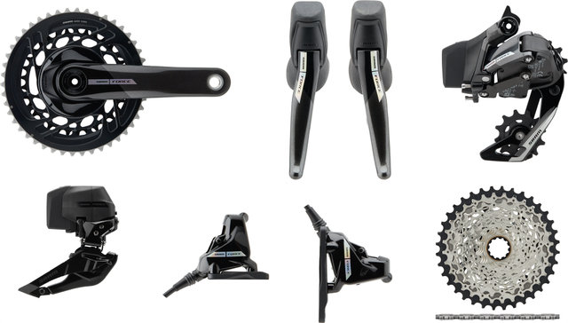 SRAM Force D2 AXS HRD FM 2x12-speed 33-46 Groupset - iridescent/175.0 mm 33-46, 10-36