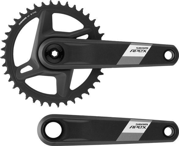 SRAM Apex 1 Wide XPLR AXS 1x12-speed Groupset - black/175.0 mm 40-tooth, 11-44