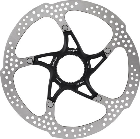 Disque de Frein RC01E Center Lock, 2 parties - noir-argenté/180 mm