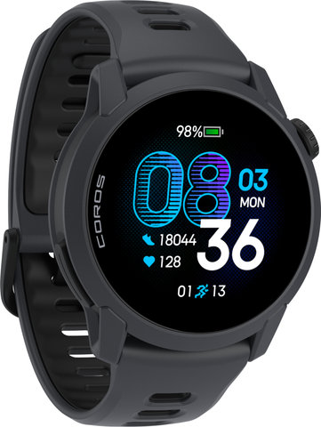 Coros Pace 4 mit Silikon-Armband Multisport Smartwatch - black