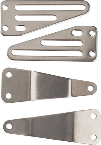 Surly Plaques de Montage pour Porte-Bagages Avant/Fourches Manchonnées - silver