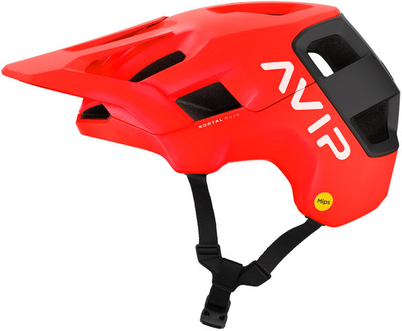 Kortal Race MIPS Helm - fluorescent orange AVIP-uranium black matt/55 - 58 cm