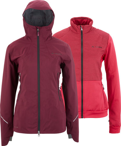 Chaqueta para damas Womens Yaras 3in1 - cassis uni/38