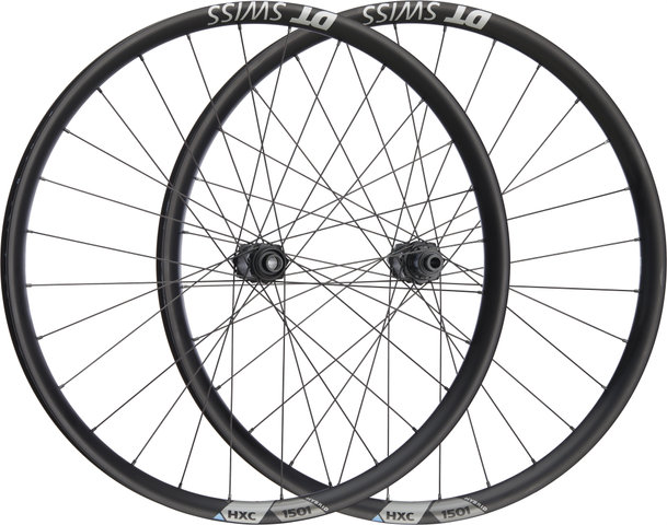 HXC 1501 SPLINE One 27,5" 35 Boost Center Lock Hybrid Laufradsatz - schwarz/27,5" Satz (VR 15x110 Boost + HR 12x148 Boost) SRAM XD