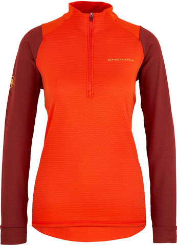 SingleTrack Fleece Damen Trikot - paprika/M